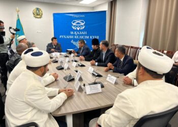 ТҮРКІСТАНДА РУХАНИ КЕЛІСІМ КҮНІНЕ ОРАЙ КЕЗДЕСУ ӨТТІ