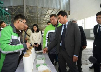 В ТУРКЕСТАНСКОЙ ОБЛАСТИ ОТКРЫЛСЯ НОВЫЙ ЗАВОД