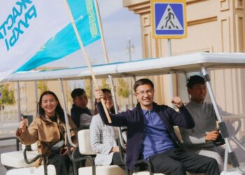 ҚАЙТА ЖАҢҒЫРҒАН МЕРЕКЕНІ ТҮРКІСТАНДЫҚ ЖАСТАР ДА АТАП ӨТТІ