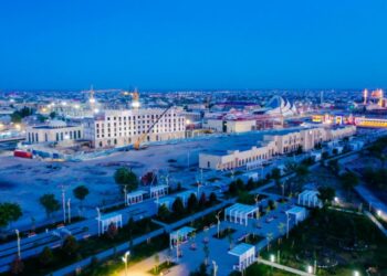 Түркістанда жарықтандырылған көшелердің үлесі 57,4 пайызға жетті