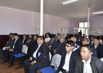 САУРАН АУДАНЫНЫҢ ӘКІМІ ҮШҚАЙЫҚ АУЫЛДЫҚ ОКРУГ ТҰРҒЫНДАРЫМЕН КЕЗДЕСТІ