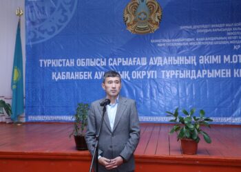 САРЫАҒАШТА АТҚАРЫЛҒАН ЖҰМЫСТАРҒА ХАЛЫҚ РИЗА