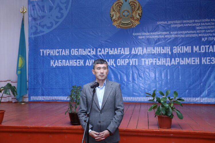 САРЫАҒАШТА АТҚАРЫЛҒАН ЖҰМЫСТАРҒА ХАЛЫҚ РИЗА