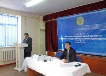 МАҚТААРАЛ АУДАНЫНЫҢ ӘКІМІ Ж.НҰРЛЫБАЕВ АУЫЛДЫҚ ОКРУГІНІҢ ТҰРҒЫНДАРЫМЕН КӨШПЕЛІ КЕЗДЕСУ ӨТКІЗДІ
