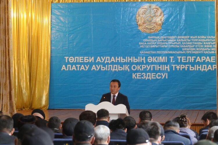 ТӨЛЕБИ: АЛАТАУДА ТҮНГІ ЖАРЫҚ ҚОЙЫЛЫП, ЭЛЕКТР ЖҮЙЕЛЕРІ ЖАҢАРТЫЛУДА