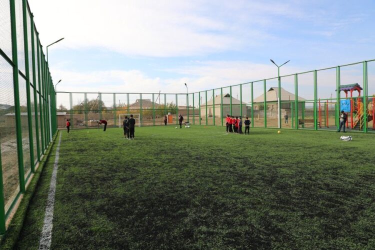 ТҮРКІСТАН: САРЫАҒАШТА ТАҒЫ БІР СПОРТ АЛАҢШАСЫ ПАЙДАЛАНУҒА БЕРІЛДІ