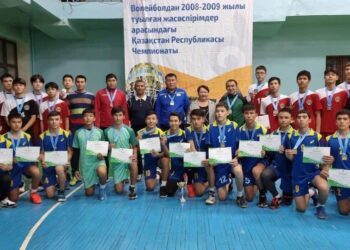 ТҮРКІСТАНДЫҚ ВОЛЕЙБОЛШЫЛАР ЕЛ ЧЕМПИОНЫ АТАНДЫ