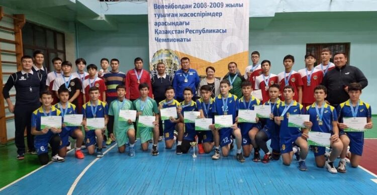 ТҮРКІСТАНДЫҚ ВОЛЕЙБОЛШЫЛАР ЕЛ ЧЕМПИОНЫ АТАНДЫ