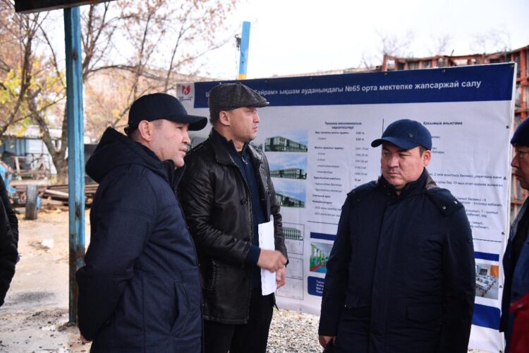 №65 МЕКТЕП-ГИМНАЗИЯСЫНЫҢ ЖАҢА ОҚУ КОРПУСЫНЫҢ ҚҰРЫЛЫСЫ ЖҮРУДЕ