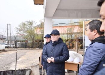 №72 МЕКТЕПТІҢ ЖАҢА ОҚУ КОРПУСЫ АЯҚТАЛУҒА ЖАҚЫН