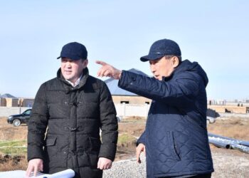 “НҰРТАС” МӨЛТЕК АУДАНЫНДАҒЫ СУ ЖИНАҚТАҒЫШ ИМАРАТ ҚҰРЫЛЫСЫ АЯҚТАЛУҒА ЖАҚЫН