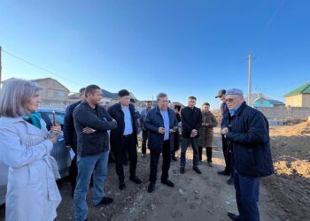 ШЫМКЕНТ: АСАР-2 ЕЛДІ МЕКЕНІНДЕ АУЫЗ СУ ЖҮЙЕСІНІҢ ҚҰРЫЛЫСЫ АЯҚТАЛДЫ