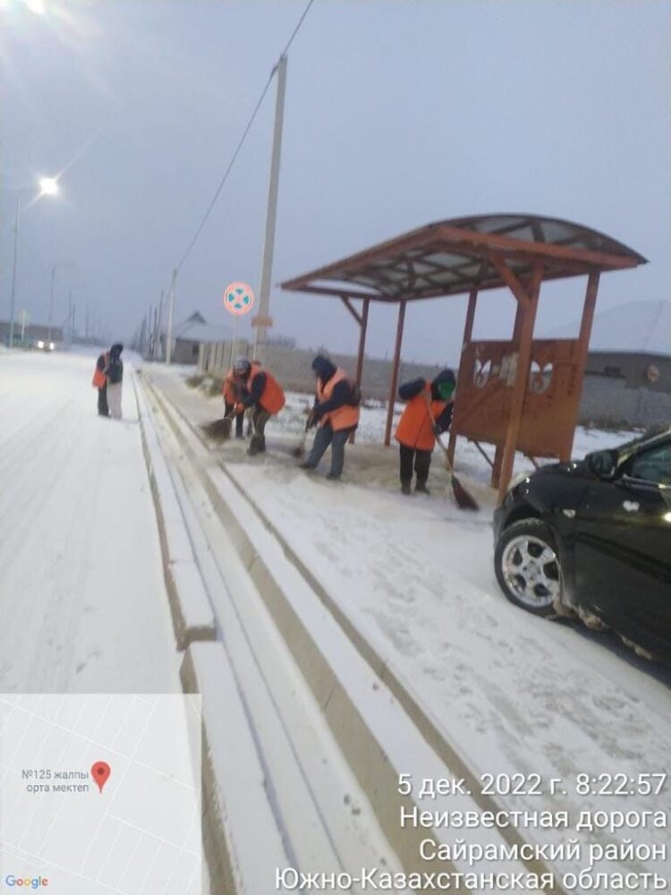 ҚАРАТАУ АУМАҒЫНДА  ҚАРДАН ТАЗАРТУ ЖҰМЫСТАРЫ ҚАРҚЫНДЫ ЖҮРГІЗІЛУДЕ