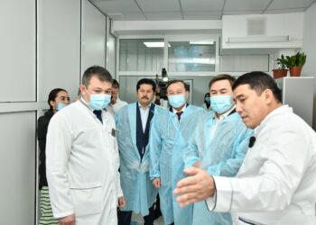 ШЫМКЕНТТЕГІ №12 ҚАЛАЛЫҚ ЕМХАНАНЫҢ ЖАҢА КОРПУСЫ ПАЙДАЛАНУҒА БЕРІЛДІ