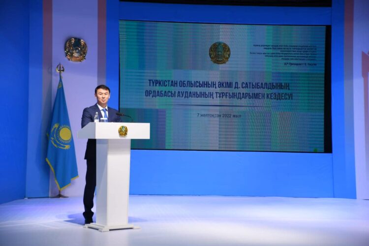 ДАРХАН САТЫБАЛДЫ: «ОРДАБАСЫ АУДАНЫНЫҢ ИНФРАҚҰРЫЛЫМЫ ЖАҚСАРА ТҮСЕДІ»
