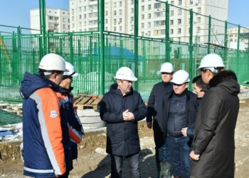 500 БАЛАҒА АРНАЛҒАН ЖАҢА ОҚУШЫЛАР САРАЙЫНЫҢ ҚҰРЫЛЫСЫ ЖАЛҒАСУДА