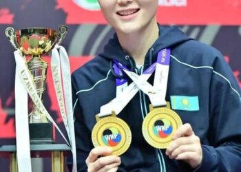 ТҮРКІСТАНДЫҚ СПОРТШЫ КАРАТЭДЕН АЗИЯНЫҢ ЕКІ ДҮРКІН ЧЕМПИОНЫ АТАНДЫ