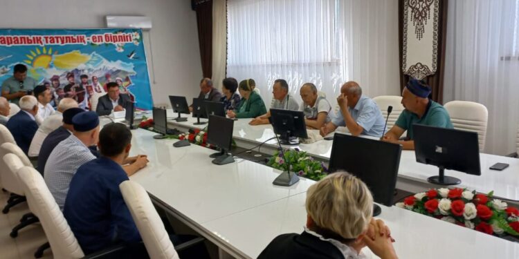 ЭТНОСАРАЛЫҚ ҚАТЫНАСТАРДЫ ДАМЫТУ МАҚСАТЫНДА КЕЗДЕСУ ӨТТІ