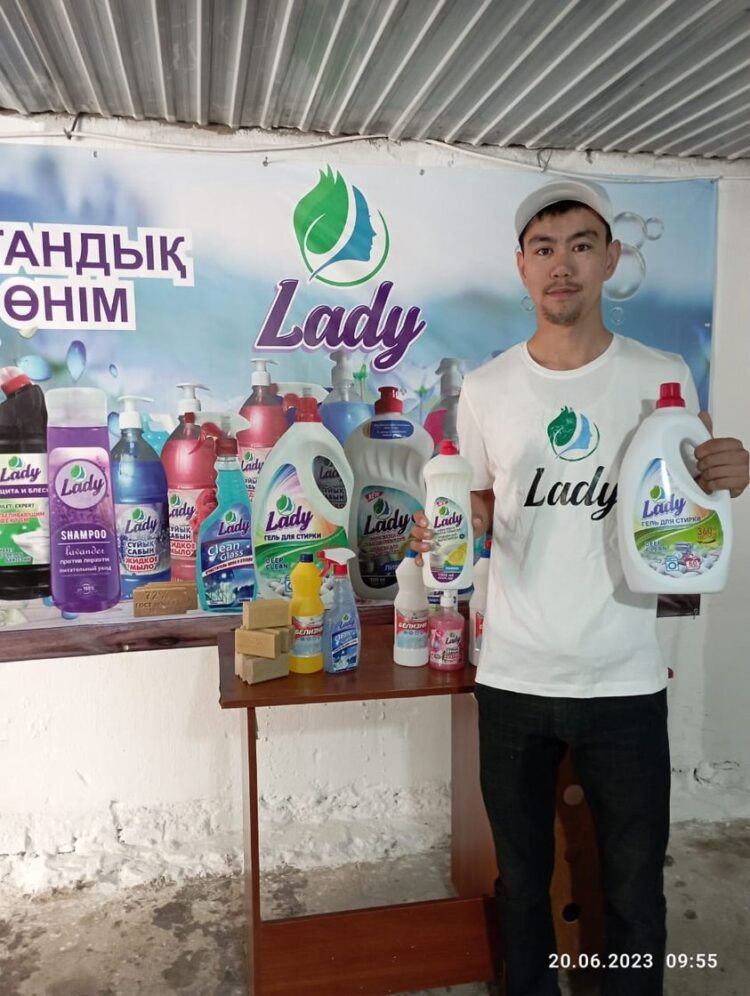 ТҮЛКІБАС: САБЫН ШЫҒАРАТЫН ЦЕХ АШЫЛДЫ