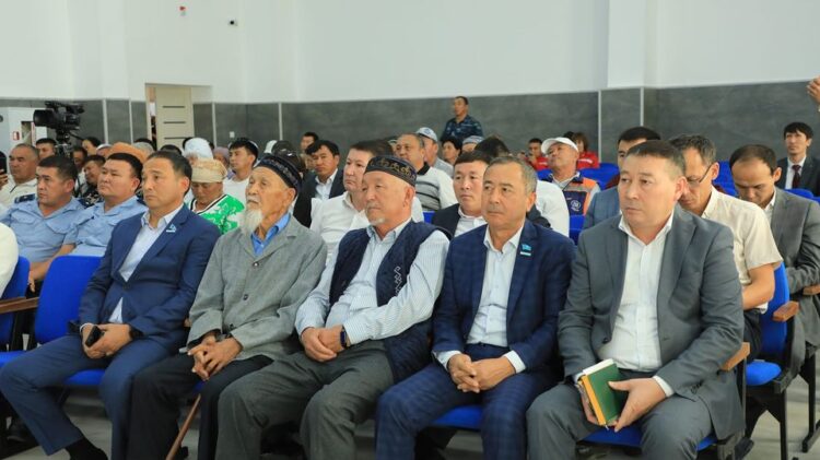 АРЫС ҚАЛАСЫНЫҢ ӘКІМІ Г.ҚҰРМАНБЕКОВА АҚДАЛА ЖҰРТШЫЛЫҒЫМЕН КЕЗДЕСТІ