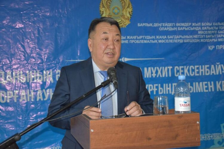 М. ТҰРЫСБЕКОВ: «АУДАН ОРТАЛЫҒЫНДА ҚОЛҒА АЛЫНҒАН АУҚЫМДЫ ЖОБАЛАР БАСТАУ АЛДЫ»