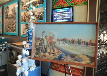 ТҮРКІСТАНДА «МУЗЕЙЛЕР ШЕРУІ» КӨШПЕЛІ КӨРМЕСІ ЖАЛҒАСЫП ЖАТЫР