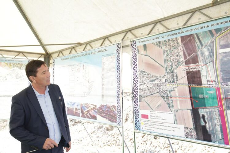 ЭКСПОРТТЫ ІЛГЕРІЛЕТУ ДЕПАРТАМЕНТІНІҢ ДИРЕКТОРЫ МАҚТААРАЛ АУДАНЫНА ЖҰМЫС САПАРЫМЕН КЕЛДІ