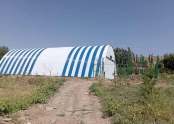 ТҮЛКІБАСТА ЕЛІМІЗДЕГІ АУДАНДАР АРАСЫНДАҒЫ АЛҒАШҚЫ СПОРТТЫҚ ТРАМПЛИН СОҒЫЛУДА