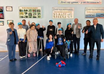 ТҮРКІСТАНДЫҚ ЕРЕКШЕ БАЛАЛАР СПОРТПЕН АЙНАЛЫСУҒА МҮМКІНДІК АЛДЫ