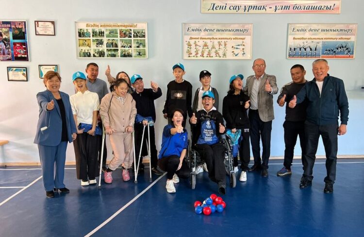 ТҮРКІСТАНДЫҚ ЕРЕКШЕ БАЛАЛАР СПОРТПЕН АЙНАЛЫСУҒА МҮМКІНДІК АЛДЫ