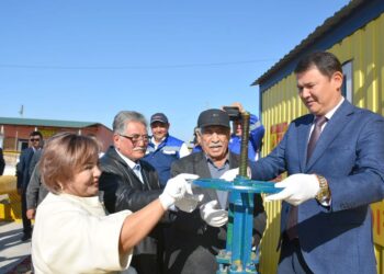 ШАРДАРАДА АУЫЛДАРҒА ГАЗ БЕРІЛДІ