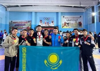 ТҮРКІСТАН: ӘЛЕМ ЧЕМПИОНАТЫНДА КЕНТАУЛЫҚТАР ҮШ АЛТЫН, 1 КҮМІС ЖЕҢІП АЛДЫ