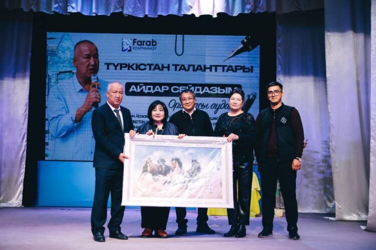 ОРДАБАСЫ АУДАНЫНДА «ТҮРКІСТАН ТАЛАНТТАРЫ» ЖОБАСЫ АЙДАР СЕЙДАЗЫМНЫҢ КЕШІМЕН ЖАЛҒАСТЫ