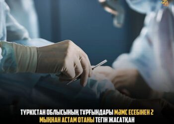 ТҮРКІСТАН ОБЛЫСЫНЫҢ ТҰРҒЫНДАРЫ МӘМС ЕСЕБІНЕН 2 МЫҢНАН АСТАМ ОТАНЫ ТЕГІН ЖАСАТҚАН