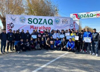 ТҮРКІСТАН: СОЗАҚТА ЖҮГІРУ МАРАФОНЫ ӨТТІ