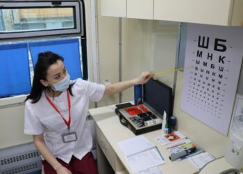 ТҮРКІСТАН: ТҮЛКІБАС АУДАНЫНДА «САЛАМАТТЫ ҚАЗАҚСТАН» МЕДИЦИНАЛЫҚ ПОЙЫЗЫ ҚЫЗМЕТ КӨРСЕТТІ