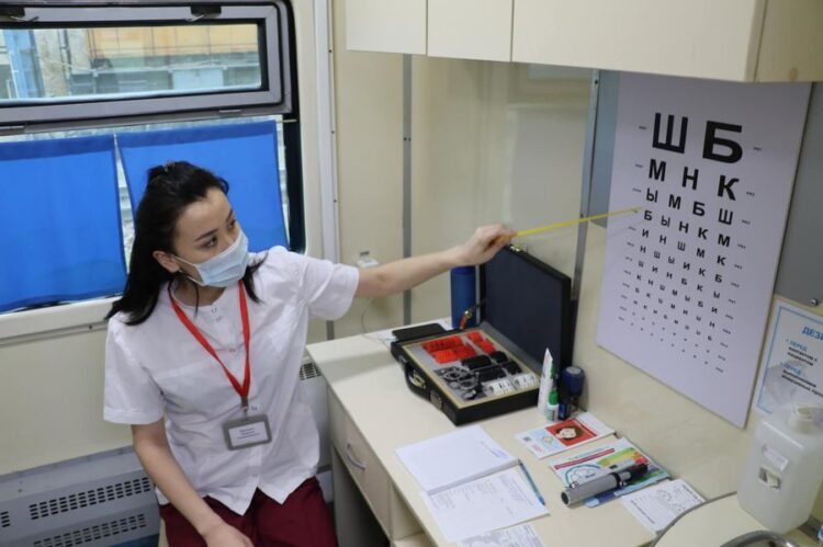 ТҮРКІСТАН: ТҮЛКІБАС АУДАНЫНДА «САЛАМАТТЫ ҚАЗАҚСТАН» МЕДИЦИНАЛЫҚ ПОЙЫЗЫ ҚЫЗМЕТ КӨРСЕТТІ