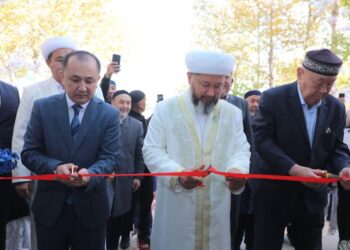 ТҮРКІСТАН: САРЫАҒАШТА ОРТАЛЫҚ МЕШІТ АШЫЛДЫ