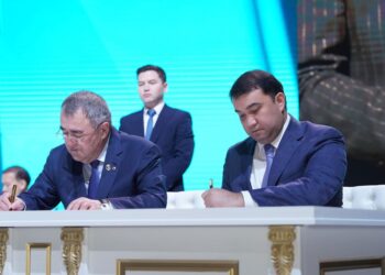 ТҮРКІСТАНДАҒЫ ЭКОНОМИКАЛЫҚ ФОРУМДА 1 ТРЛН. 55 МЛРД. ТЕҢГЕНІҢ МЕМОРАНДУМЫНА ҚОЛ ҚОЙЫЛДЫ