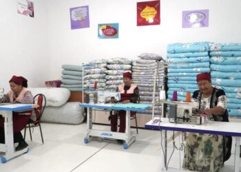 ТҮРКІСТАН: БӘЙДІБЕК АУДАНЫНДА ТІГІН ЦЕХЫ АШЫЛДЫ