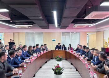 ТҮРКІСТАН ОБЛЫСЫНЫҢ ДЕЛЕГАЦИЯСЫ ҚЫТАЙДЫҢ ИУ ҚАЛАСЫНДАҒЫ АЛПАУЫТ КӘСІПОРЫНДАРДА КЕЛІССӨЗДЕР ЖҮРГІЗДІ