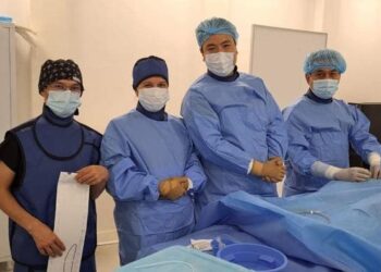 ТҮРКІСТАНДА АЛҒАШ РЕТ ҰЙҚЫ АРТЕРИЯЛАРЫНА ЭНДОВАСКУЛЯРЛЫҚ СТЕНТТЕУ ОТАЛАРЫ ЖҮРГІЗІЛДІ