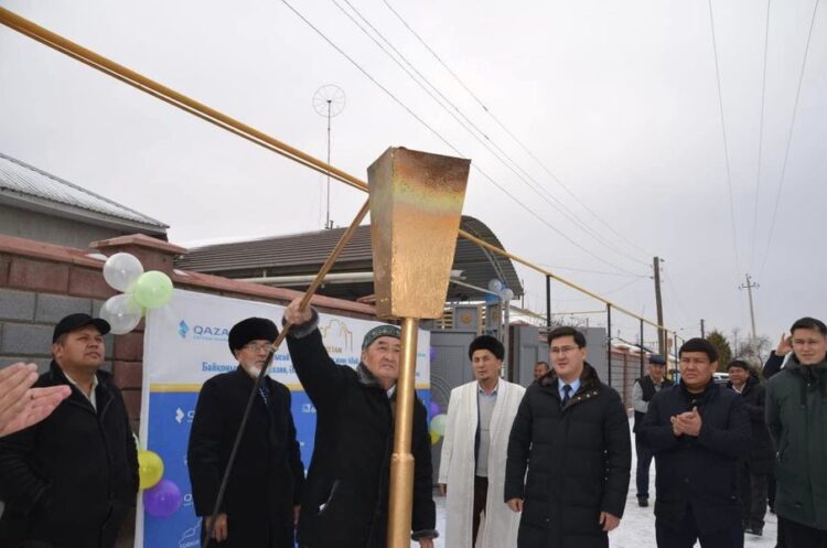 ТҮРКІСТАН: ЖЕТІСАЙДА 4 ЕЛДІ МЕКЕНГЕ ГАЗ БЕРІЛДІ