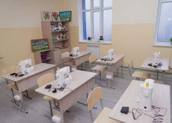 ТҮРКІСТАН: МАҚТААРАЛДА ЖАҢА МЕКТЕПТІҢ ҚҰРЫЛЫСЫ АЯҚТАЛДЫ