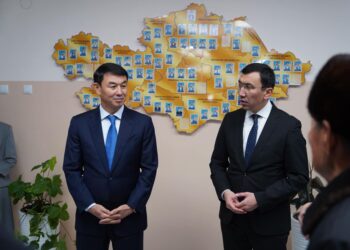 ТҮРКІСТАН: ЖЕТІСАЙ АУДАНЫНДА 300 ОРЫНДЫҚ ЖАҢА МЕКТЕП АШЫЛДЫ