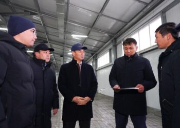 ДАРХАН САТЫБАЛДЫ КӨКӨНІС САҚТАУ ҚОЙМАСЫ МЕН ӨНДІРІСТІК ПАРККЕ БАРДЫ