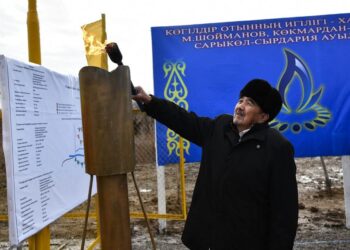 ТҮРКІСТАН: ОТЫРАРДА 5 ЕЛДІ МЕКЕН ТАБИҒИ ГАЗҒА ҚОСЫЛДЫ