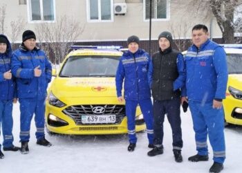 ORDABASY: АУДАНДЫҚ ОРТАЛЫҚ АУРУХАНАСЫНА СУ ЖАҢА 3 ЖЕДЕЛ ЖӘРДЕМ АВТОКӨЛІГІ ТАБЫСТАЛДЫ