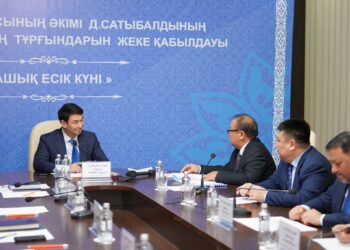 ОБЛЫС ӘКІМІ ДАРХАН САТЫБАЛДЫ БӘЙДІБЕКТЕ ЖЕКЕ ҚАБЫЛДАУ ӨТКІЗДІ