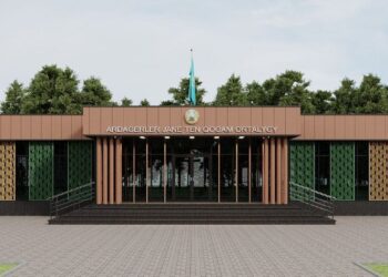 ТҮРКІСТАН: ТӨЛЕБИДЕ «АРДАГЕРЛЕР ЖӘНЕ ТЕҢ ҚОҒАМ» ОРТАЛЫҒЫ САЛЫНУДА